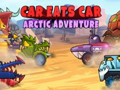 Cluiche Car Eats Car: Arctic Adventure ar líne