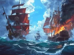 Cluiche Pirate Ships: Build and Fight ar líne