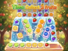 Cluiche Tiles: Collect 3 fruits ar líne