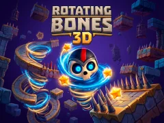 Cluiche Rotating Bones 3D ar líne