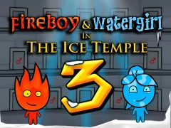 Cluiche Fireboy and Watergirl 3 - The Ice Temple ar líne