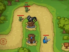 Cluiche Tower Defence 2d ar líne