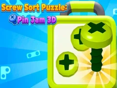 Cluiche Screw Sort Puzzle: Pin Jam 3D ar líne