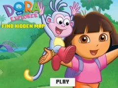 Cluiche Dora the Explorer: Find Hidden Map ar líne