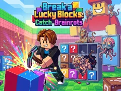 Cluiche Break a Lucky Blocks: Catch Brainrots ar líne