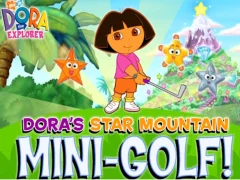 Cluiche Dora The explorer Dora's Star Mountain Mini-Golf ar líne