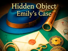 Cluiche Hidden Object Emily's Case ar líne