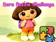 Cluiche Dora Puzzle Challenge ar líne