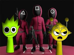 Cluiche Squid Game Sprunki FNF Battle ar líne