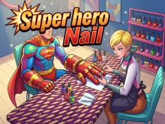 Cluiche Super hero Nail ar líne
