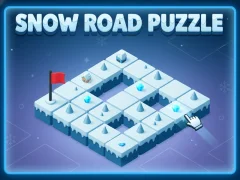 Cluiche Snow Road Puzzle ar líne