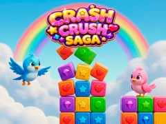 Cluiche Crash Crush Saga ar líne