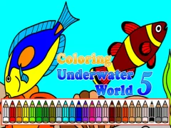 Cluiche Coloring Underwater World 5 ar líne