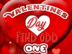 Cluiche Valentines Day Find Odd One ar líne