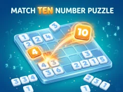 Cluiche Match Ten Number Puzzle ar líne