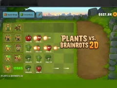 Cluiche Plants vs Brainrots 2D ar líne