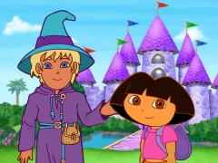 Cluiche Dora The explorer Dora's Magic Castle Adventure ar líne