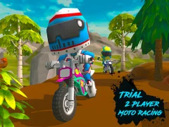 Cluiche Trial 2 Player Moto Racing ar líne