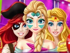 Cluiche Halloween Princess Party ar líne