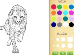 Cluiche Wild Animals Coloring Book ar líne