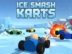 Cluiche Ice Smash Karts ar líne