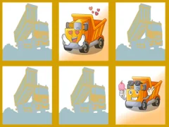 Cluiche Dump trucks memory ar líne