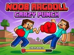 Cluiche Noob Ragdoll: Crazy Punch ar líne