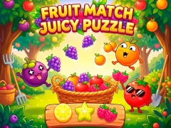 Cluiche Fruit Match Juicy Puzzle ar líne