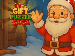 Cluiche Gift Puzzle Saga ar líne