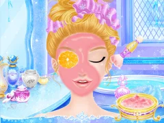 Cluiche Princess Salon Frozen Party ar líne