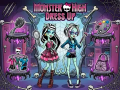 Cluiche Monster High Dress Up ar líne