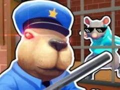 Cluiche Obby Escape: Prison Rat Dance ar líne