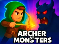 Cluiche Archer Vs Monsters ar líne