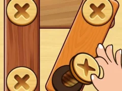 Cluiche Screw Nuts & Bolts: Wood Solve ar líne