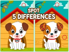Cluiche Spot 5 Differences ar líne