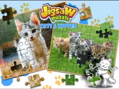 Cluiche Jigsaw Puzzle Cats & Kitten ar líne
