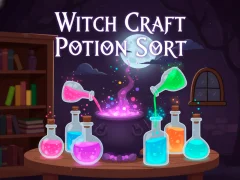 Cluiche Witch Craft Potion Sort ar líne