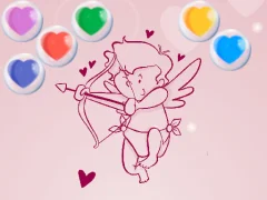 Cluiche Bubble Shooter Valentine ar líne