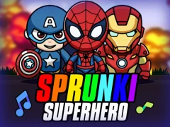 Cluiche Sprunki SuperHero ar líne