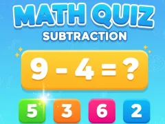Cluiche Math Quiz - Subtraction ar líne