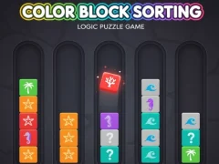 Cluiche Color Block Sorting ar líne