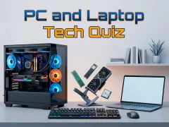 Cluiche PC and Laptop Tech Quiz ar líne