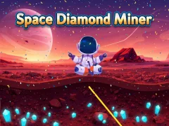 Cluiche Space Diamond Miner ar líne
