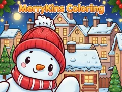 Cluiche MerryKins Coloring ar líne