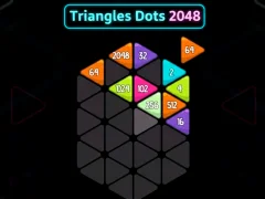 Cluiche Triangles Dots 2048 ar líne