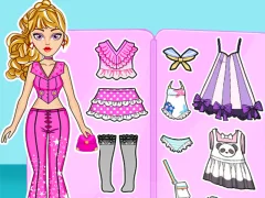 Cluiche Sweet Doll Dressup Makeup ar líne