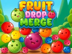 Cluiche Fruit Drop Merge ar líne
