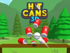 Cluiche Hit Cans 3d ar líne