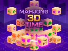 Cluiche Mahjong 3D Time ar líne