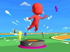 Cluiche Bouncy Race 3d ar líne